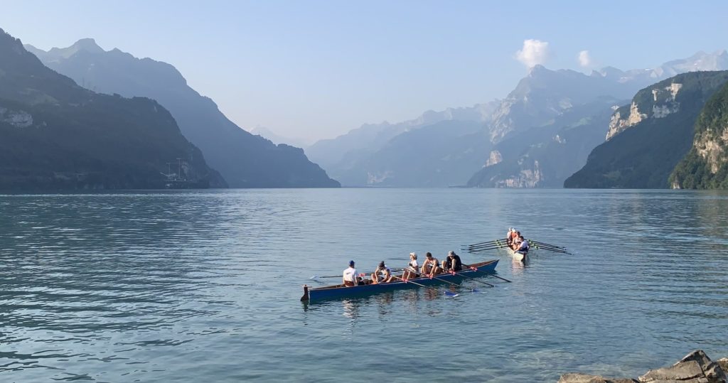 Départ pour 130km sur le lac des 4 cantons